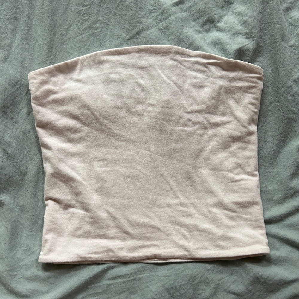 brandy melville light pink tube top